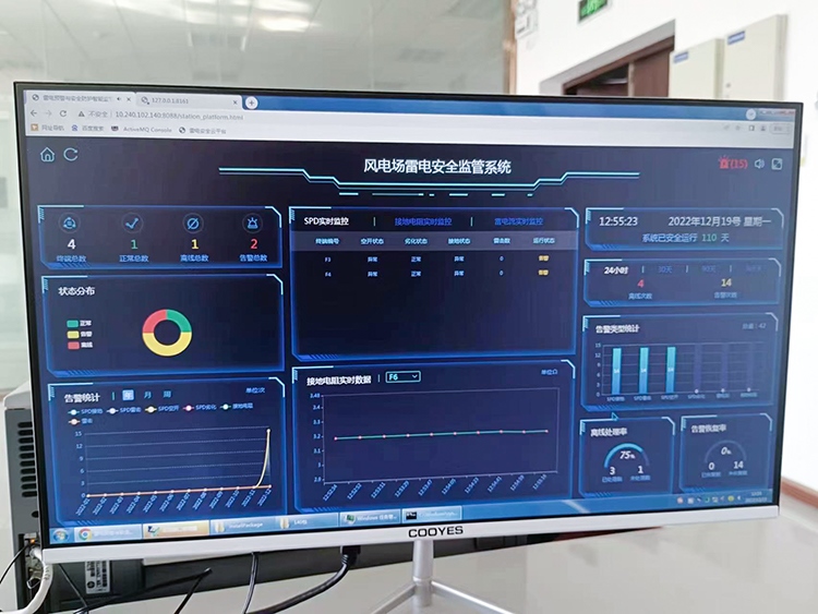 風(fēng)電場(chǎng)智能防雷系統(tǒng)